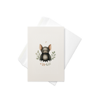 Cute Bat Halloween Card