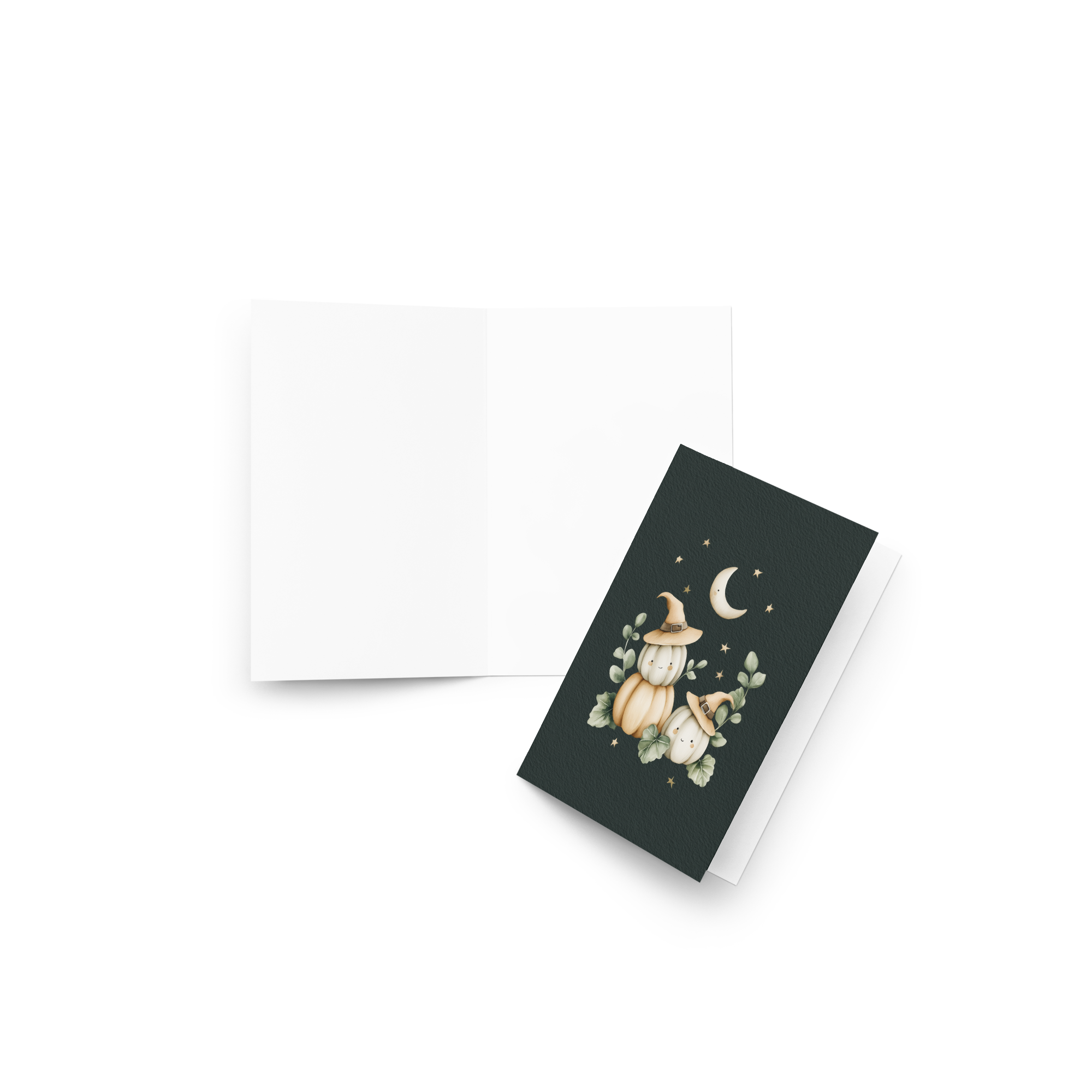 Cute Pumpkins Halloween Card