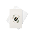 Cute Bat Halloween Card