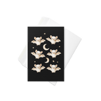 Cute Bats Halloween Card